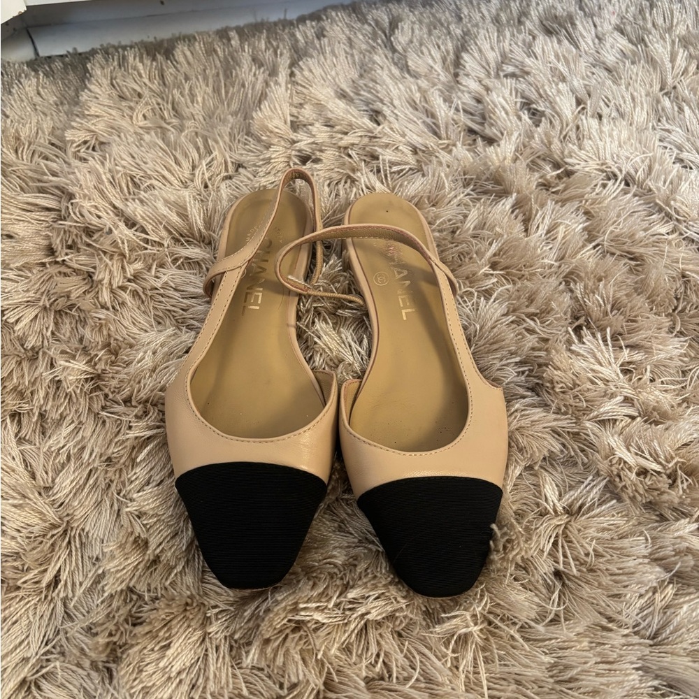 Chanel Slingback Flats